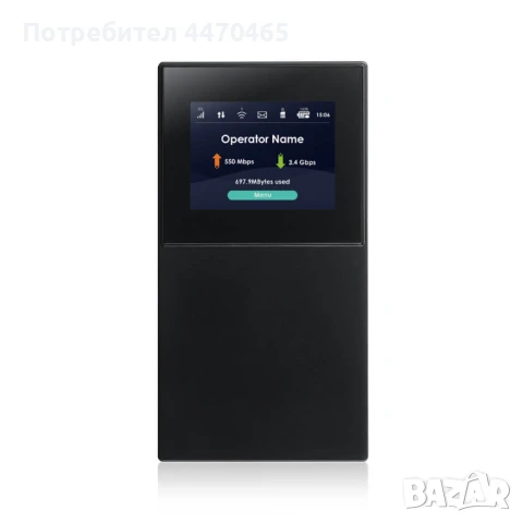 Нов Безжичен рутер Zyxel NR2301, 5G, AX1800, Черен | NR2301