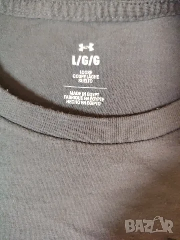 Тениска мъжка сива Under Armour (L) , снимка 2 - Тениски - 56085995