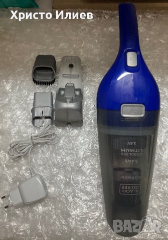 Black & Decker ръчна акумулаторна прахосмукачка със зарядно, снимка 9 - Прахосмукачки - 39670722
