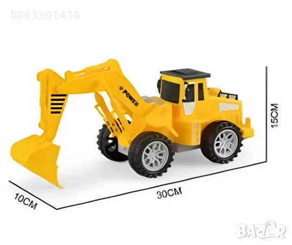 Комплект 4 броя строителни Камиона Лот , снимка 3 - Коли, камиони, мотори, писти - 48030973