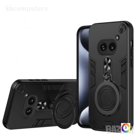 Nothing Phone 2a Удароустойчив Ring Holder 360 Degree Калъф и Протектор