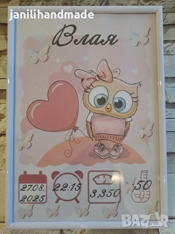 Бебешки визитки, снимка 4 - Други - 54250518