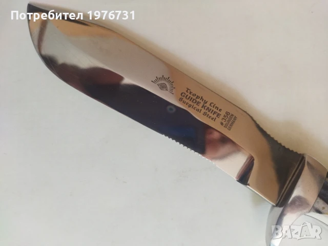 Нож CARL SCHLIEPER TROPHY LINE GUIDE KNIFE , снимка 2 - Ножове - 51362287