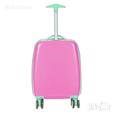 Детски куфар на колелца с еднорог-32x21x47 см. телескопична дръжка, снимка 4 - Куфари - 50771560