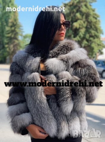 Дамско луксозно палто лисица код 318, снимка 1 - Палта, манта - 31816310