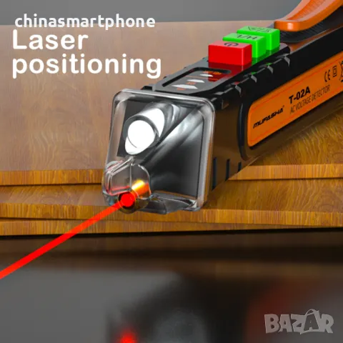 Безконтактен фазомер – тестер за напрежение 5-1000V, снимка 6 - Други инструменти - 47664309