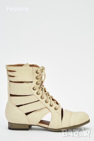 Ликвидация! Черни и бежови летни боти, снимка 2 - Дамски боти - 40787958