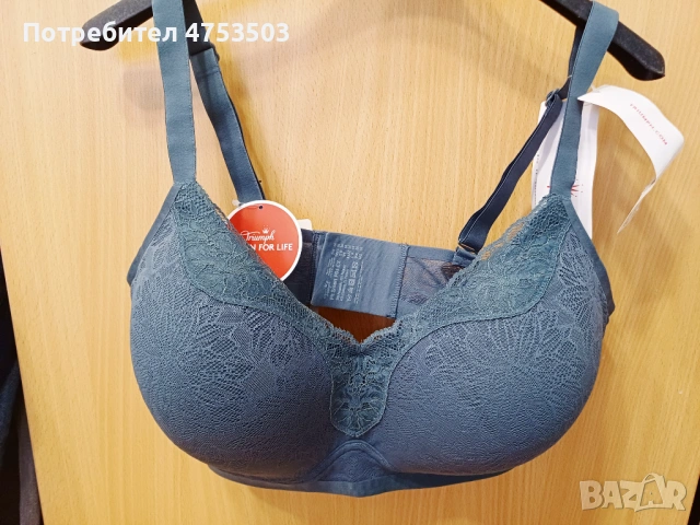 Сив сутиен Triumph 90 E нов, снимка 2 - Бельо - 54138666