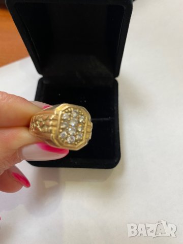 Мъжки златен пръстен 9,43 гр, снимка 3 - Пръстени - 40338303