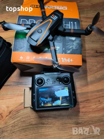 GPS Дрон TOPBLASTERBOX H11 – 4K Камера, EIS Стабилизация и Дистанционно с HD Екран, снимка 5 - Дронове и аксесоари - 53990837