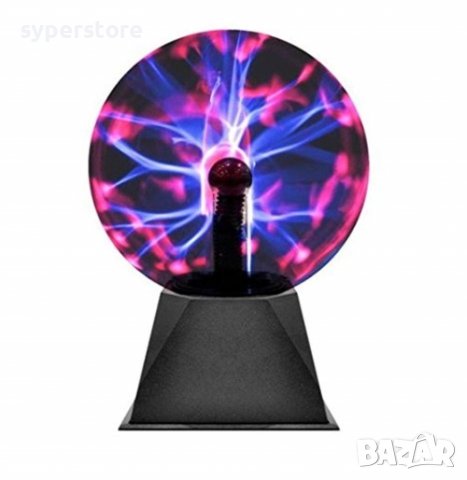 Плазмена лампа, кълбо, плазмена топка Digital One SP00673, стъклена, 8w, снимка 1 - Други - 39716708