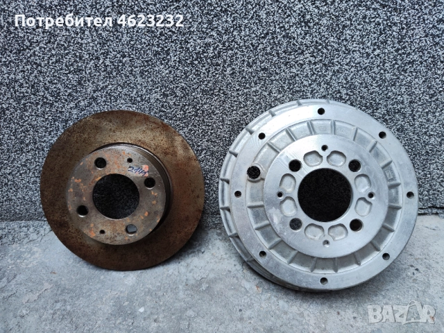 Нов спирачен диск и барабан Москвич 2141