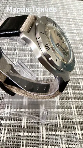Восток Komandirskie 31J 100м Diver 350749, снимка 5 - Мъжки - 55776067