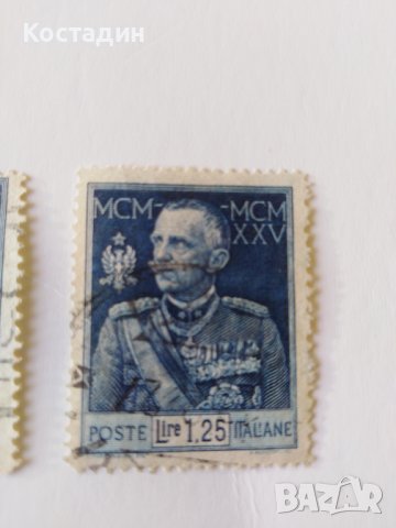Пощенска марка 3бр Италия 1925, снимка 4 - Филателия - 42633275