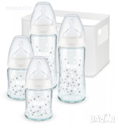 К-т за новородено-стъкло. NUK First Choice, снимка 2 - Прибори, съдове, шишета и биберони - 38228712