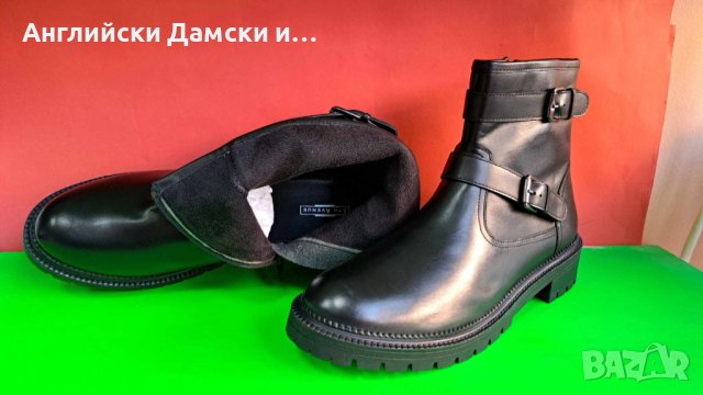 Английски дамски боти естествена кожа-5 AVENU , снимка 3 - Дамски боти - 42504848