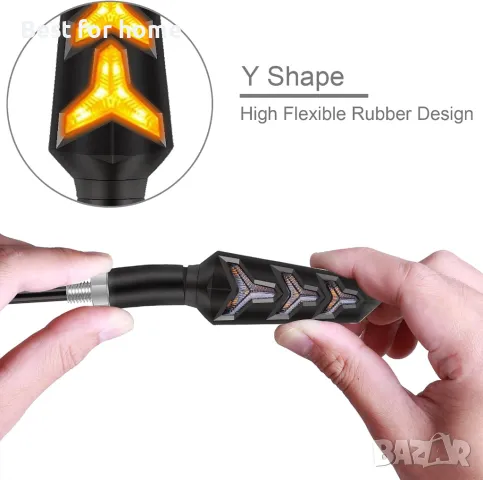 Kinstecks 4PCS Мигачи за мотоциклети, АТВ, бъгита, коли и др., снимка 4 - Аксесоари и консумативи - 47398225