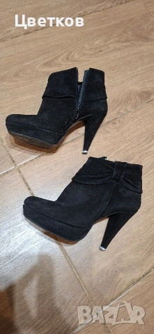 Дамски кожени обувки, снимка 2 - Дамски обувки на ток - 53995331