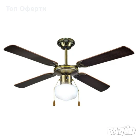 Вентилатор 42'' таванен, 60W осветление, 1бр крушки