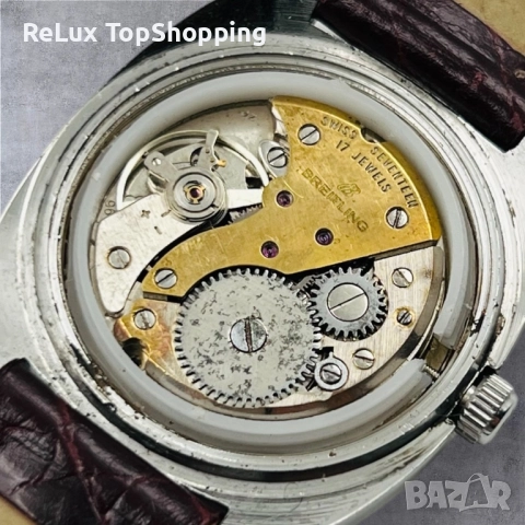 Breitling Genève с механичен механизъм vintage watch, снимка 9 - Мъжки - 51947040