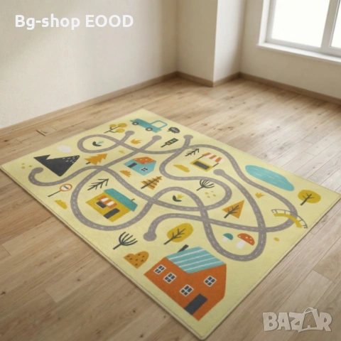 Детски килим 120x160 см, 12 дизайна, водоустойчив, неплъзгащ се, снимка 12 - Други - 53932783