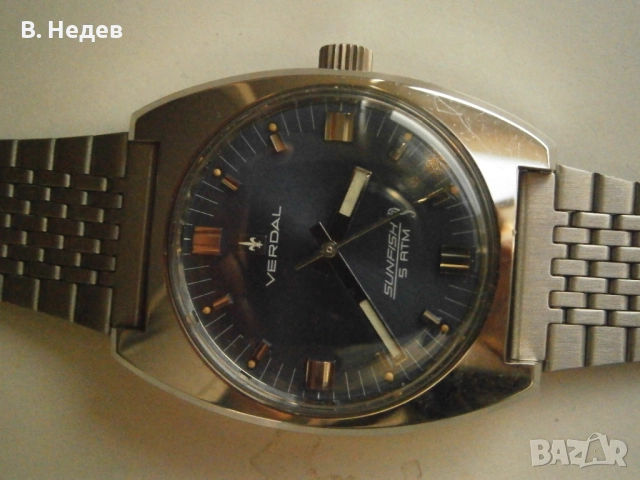 VERDAL Sunfish, cal. FHF-ST 97 /без дата/, ръчно навиване, Swiss! НОВ!, снимка 4 - Мъжки - 52838798