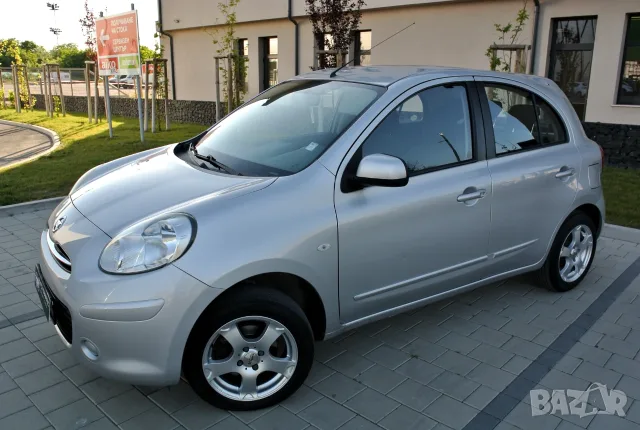 Nissan Micra 1.2i* РЕГИСТРИРАН* КЛИМАТРОНИК* АВТОПИЛОТ* ЕВРО 5, снимка 2 - Автомобили и джипове - 56047612