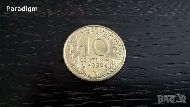 Монета - Франция - 10 сентима | 1998г., снимка 2 - Нумизматика и бонистика - 29304457