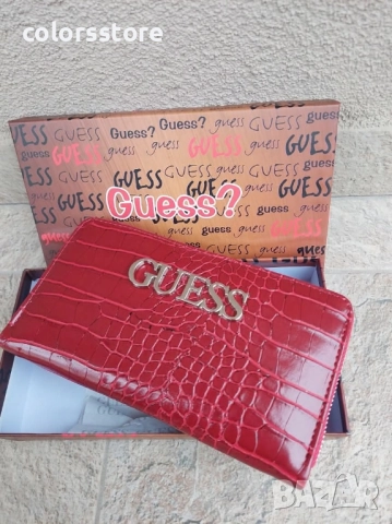 Дамско червено портмоне Guess/SG50p, снимка 3 - Портфейли, портмонета - 51739819