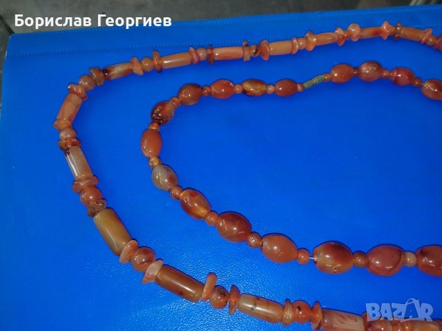 Гердан от ахат, снимка 2 - Колиета, медальони, синджири - 37806011