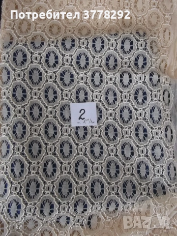 Платове 10 вида - Дантели-еластични, ликра, коприни, снимка 3 - Други стоки за дома - 51997374