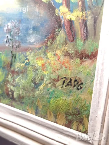 авторска картина пейзаж върху фазер 6/2, снимка 6 - Картини - 49290103