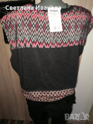 Блуза Desigual нова L, снимка 4 - Тениски - 29758937