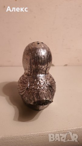 Метална стара солница, масивна., снимка 4 - Прибори за хранене, готвене и сервиране - 38505387