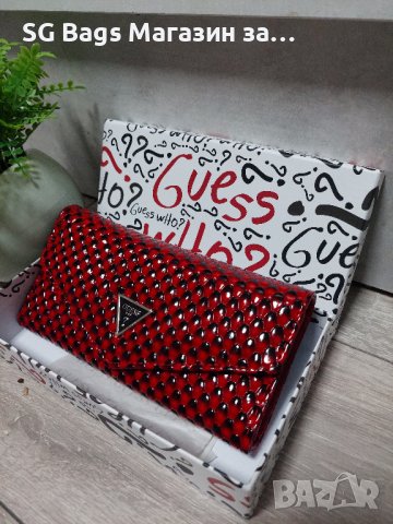Guess дамско портмоне дамски портфейл код 216, снимка 8 - Портфейли, портмонета - 42887242