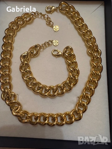 Златни бижута на Just Cavalli, снимка 8 - Колиета, медальони, синджири - 53331305