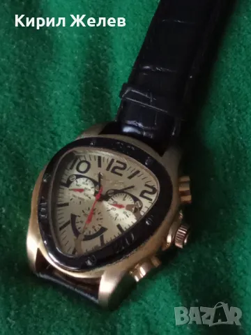 SARASTRO ДИЗАЙНЕРСКИ МАРКОВ МОДЕН ПОЗЛАТЕН ЧАСОВНИК с КАИШКА 21784, снимка 16 - Мъжки - 32714466