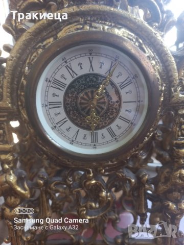 Каминен часовник, снимка 6 - Антикварни и старинни предмети - 38240395
