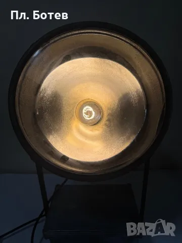 Голям военен фенер/ индустриална лампа, снимка 2 - Настолни лампи - 49071978
