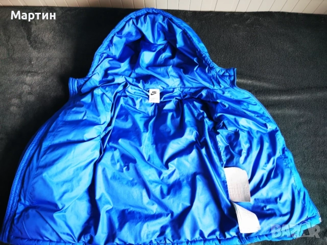 Спортно детско яке с качулка Nike, снимка 4 - Детски якета и елеци - 56547696