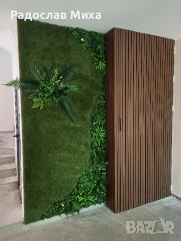 монтаж на 3D панели,ламинат,трева и др.на стена