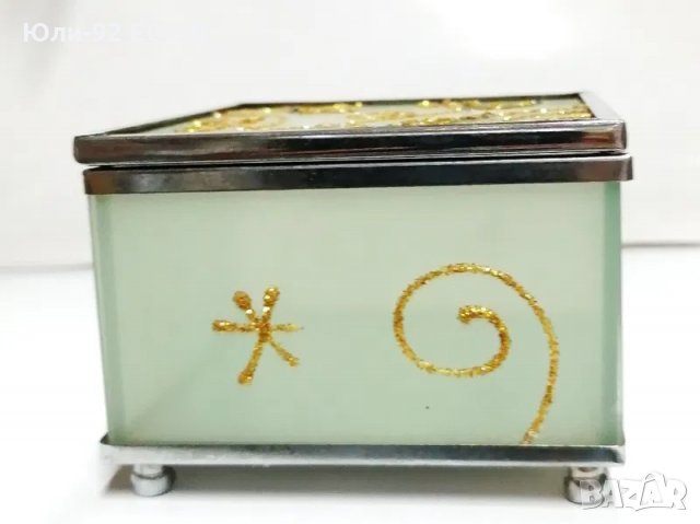 Кутийка за бижута от рисувано стъкло, снимка 3 - Други - 29392684