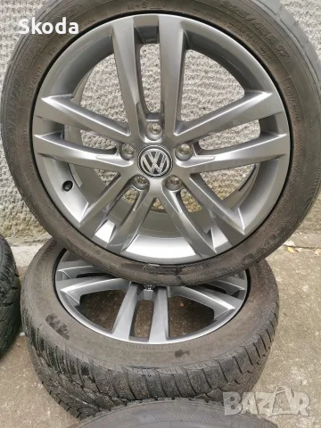 джанти vw touran golf 17 5x112 , снимка 2 - Гуми и джанти - 56477252