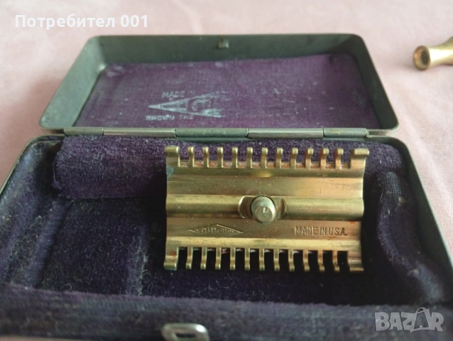 Антика Самобръсначка Жилет Gillette 1930та година, снимка 15 - Антикварни и старинни предмети - 53937795