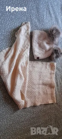 Нов комплект шал и шапка, снимка 5 - Шапки, шалове и ръкавици - 47812786