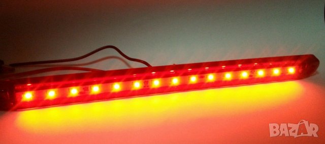 5 броя габарити 15 LED 12/24V червени 15 диода супер силни , снимка 2 - Аксесоари и консумативи - 34141565