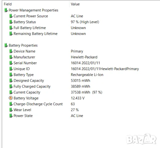 Оригинална батерия за HP FireFly CC03XL, снимка 3 - Батерии за лаптопи - 56057346