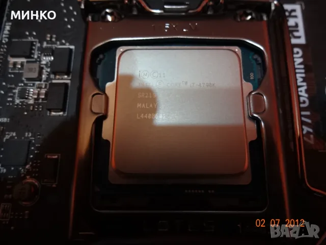 MSI Z97I Gaming ACK + i7 4790k , снимка 7 - Дънни платки - 56244409