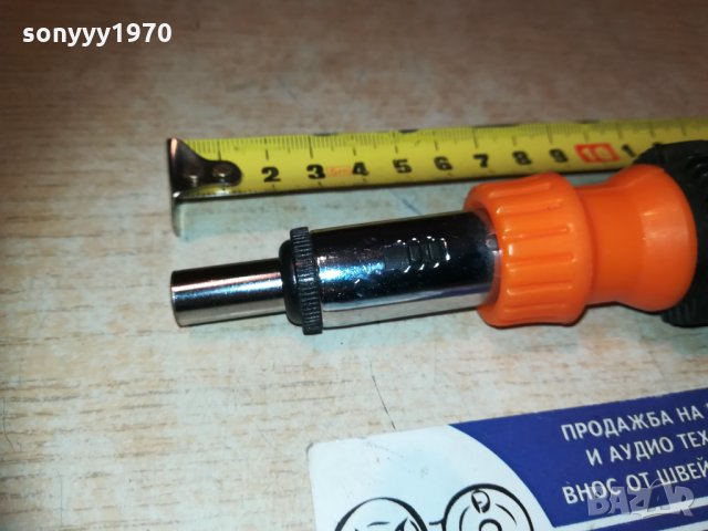 отвертка с тресчотка за битове 2710201057, снимка 4 - Отвертки - 30571418