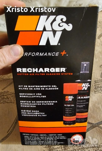 Комплект за почистванезl на спортни въздушни филтри K&N